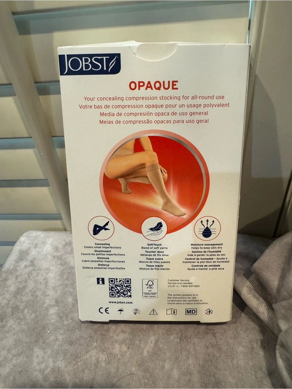 Opaque Medical Compression Stockings - Black large 15-20 mmHg- new